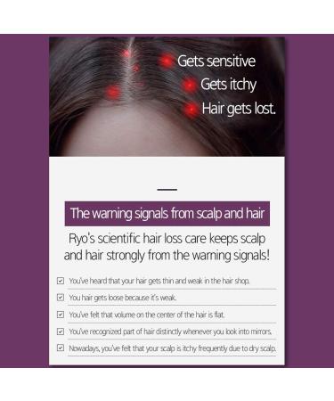 Ryo Hair Loss Care Shampoo 400ml - Excess Sebum & Itchy Scalp Treatment for Women & Men - Buy Online on GoSupps.com