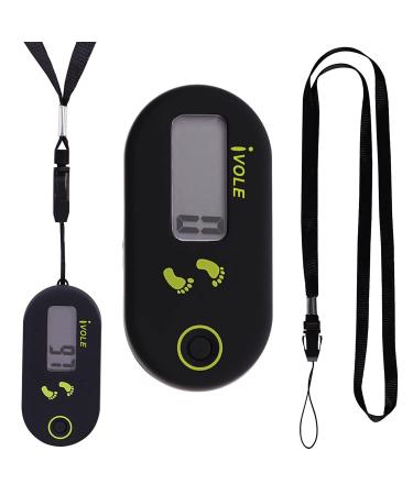 Preferred counter to walk accurate electronic pedometer more precisely pedometers with clip walking steps sustainable mini-step meters for walking hiking sport training accessories black-B - Buy Online on GoSupps.com