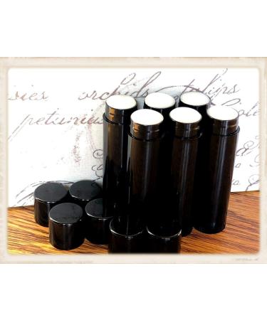 20 CHOCOLATE Flavored Lip Balms in Black Tubes - Handmade - Wholesale