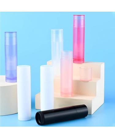 Xshao Lipstick Sleeves - 60 Empty 5ml Lipstick Containers with 2 Drippers for DIY Lip Balm | 6 Colors for Homemade Cosmetics - Buy Online on GoSupps.com