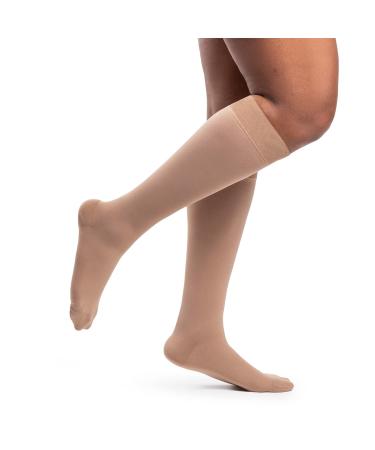 SIGVARIS Women s DYNAVEN Closed Toe Calf-High Socks 20-30mmHg
