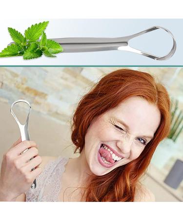 Buy Creative Fashion Stainless Steel Tongue Cleaner - Easy to Use Tongue Freshener & Mouth Care Scraper for a Clean Mouth | International Shipping Available - Buy Online on GoSupps.com