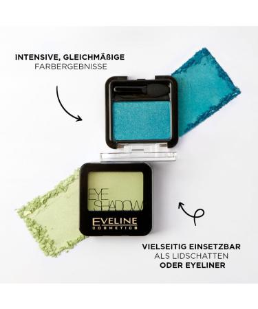 Eveline Cosmetics Ombre paupi res - Teinte unique hautement pigment e avec une longue tenue et une texture cr meuse - 8 couleurs au choix 26 30 g (Lot de 3) - Buy Online on GoSupps.com