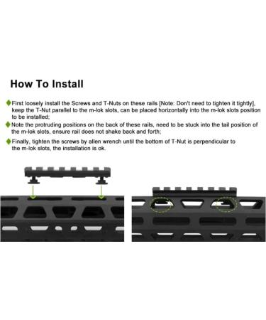 Houson Aluminum Picatinny Weaver Adapter Rail Mount for Airsoft - M-LOK / 3-Slot 7-Slot 11-Slot 13-Slot Options Available - Buy Online on GoSupps.com