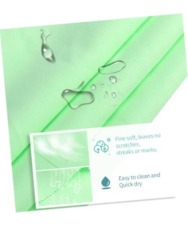 LIFKOME 2pcs Silver Microfiber Cleaning Cloth - Camera Lens & Eyeglass Cleaner Large Suede Wiping Cloth for Dirt Removal - Buy Online on GoSupps.com