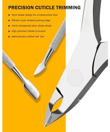 Bezox Skin Shears & Nail Shaver Set - Precision Cuticle & Nail Cleaning - Surgical Stainless Steel | Salon & Home Use - Buy Online on GoSupps.com