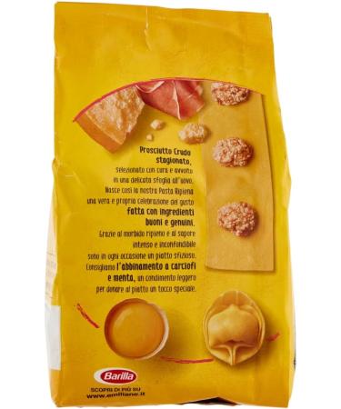  Italian Gourmet E.R. Barilla Le Emiliane Egg Pasta Tortelloni with Raw Ham p tes aux ufs p tes aux ufs 250 g + 400 g gourmet Italian pulp - Buy Online on GoSupps.com