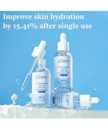 MAKEP:REM Safe me Relief Watery Ampoule - Lightweight Quick Absorbing Facial Ampoule for Oily & Dry Skin - 50ml - Buy Online on GoSupps.com