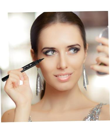 VINTORKY 4pcs Liquid Eye Liner Waterproof Makeup Eyeliner Stamp Abs Makeup Pencils for Eyes Black - Buy Online on GoSupps.com