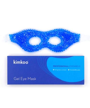 Kimkoo Gel Eye Mask Cold Pads&Cool Compress for Puffy Eyes and Dry Eye,Cooling Eye Ice Masks Gel Beads