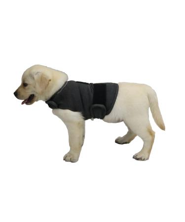 CattaMao Comfort Dog coat for relieving anxiety soothing vest for thunderstorms travel fireworks on July 4 visits to the veterinarian relief of separation for dogs size S (1 piece gray) Small