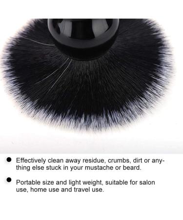 Premium Razor Brush for Men | Travel & Home Use Shaving Brush | Pure Black Nylon - Ideal for Barbers and Hairdressing Salons - Buy Online on GoSupps.com
