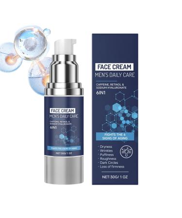 Sirseon Face Cream 30g Brightening Firming and Moisturizing Lotion Men's Facial Moisturizer Multi-Zone Day and Night Care Protective Barrier for Hands Neck and Eye Contour