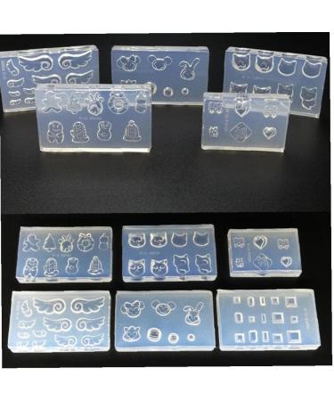Christmas Nail Stamping Mold - DIY Silicone Stencil Tools for Festive Manicure Designs - Buy Online on GoSupps.com