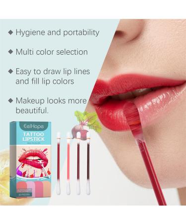 Shop Disposable Lip Gloss Cotton Swabs - Nourishing Red Lip Tint for Long-lasting Color - International Shipping Available - Buy Online on GoSupps.com