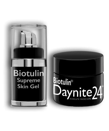BIOTULIN Supreme Skin Gel Facial Lotion Anti Aging Treatment 15 ml With Daynite24+ Absolute Face Cream 50 ml Wrinkle Cream Combo Made In Germany