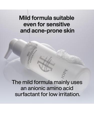 IOPE BIO Conditioning Essence Foam Facial Cleanser | Gentle Makeup Cleansing & Moisturizng for Sensitive Skin Antioxidant Daily exfoliation with PHA Korean Face wash 6.08 Fl Oz - Buy Online on GoSupps.com