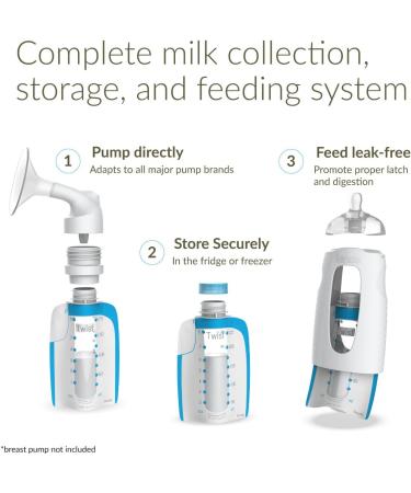 Kiinde Twist Pouch Sippy Top Attachments with Straws - 3-Pack Set for Baby and Toddler - Buy Online on GoSupps.com