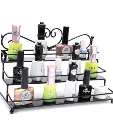  minkissy minkissy Nail Polish Storage Rack - Nail Polish Storage Holder - Wrought Iron Lipstick Shelf - Buy Online on GoSupps.com