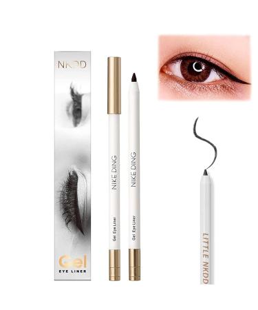 MKOXPO Heykomi Eyeliner Heykomi Non-Smudging Waterproof And Long-Lasting Eyeliner Pencil Quick Drying Long Lasting Waterproof and Sweat Proof Eyeliner - 2*Black