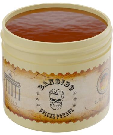 Bandido Deluxe Pomade - Cire coiffante pour homme - 125 ml - Tenue forte - base d'eau - Beau parfum - Brillance - Wet Look Designs - Buy Online on GoSupps.com