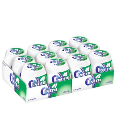12 cans of Wrigley's Extra Professional Spearmint without sugar 50 dragees each - Buy Online on GoSupps.com