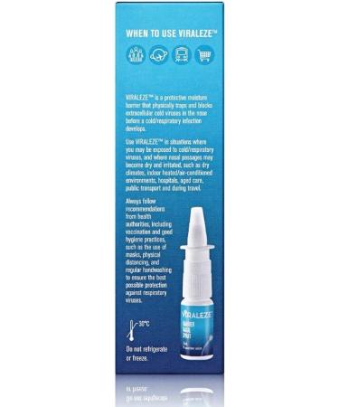 VIRALEZE Barrier Nasal Spray 10ml - Astodrimer Sodium to Trap Cold & Respiratory Viruses - Buy Online on GoSupps.com