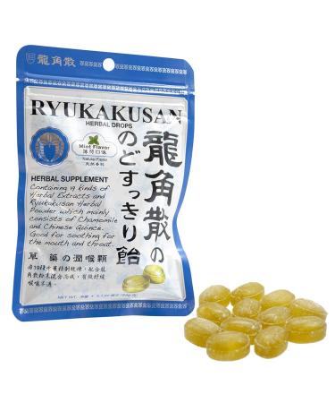 Ryukakusan Mint Herbal Drops - 32 drops - Supports Throat & Respiratory Health - Solstice - Buy Online on GoSupps.com