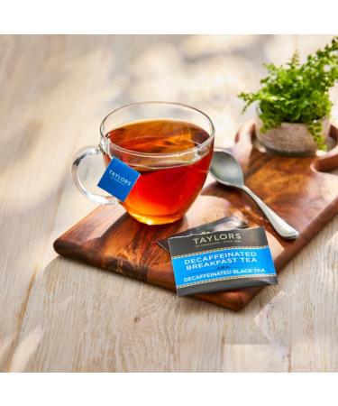 Taylors of Harrogate Black Tea Decaffeinated Breakfast Tea 20 Count Wrapped Tea Bag by 3M - Buy Online on GoSupps.com