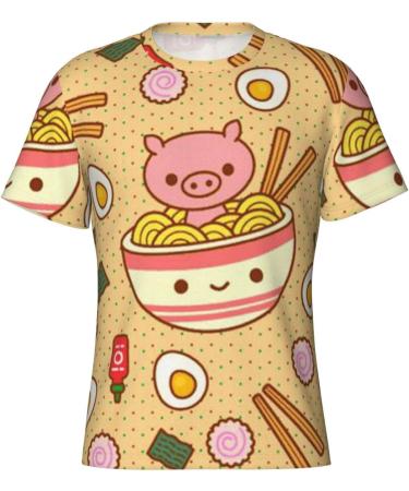 Delicious Sweet Ramen Men's T Shirt - Fashionable Graphic Tee Lightweight and Breathable Casual Summer Shirt Comfortable T-Shirt Short Sleeve Tee Crew Neck Shirt Delicious Sweet Ramen XXL - Buy Online on GoSupps.com