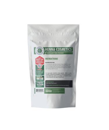 Aloe Vera Leaf Powder - Organic Moisturizer & Juice for Skin & Hair | 100g Natural Pure Aloe Barbadensis - Buy Online on GoSupps.com