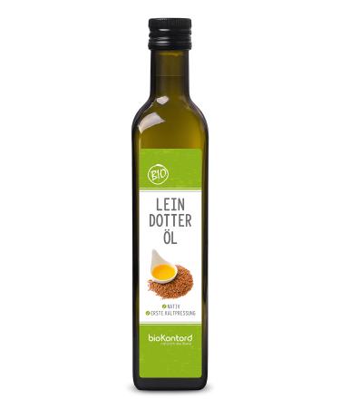 Camelina oil ORGANIC 500ml I native and cold-pressed I 100% natural I raw food quality from bioKontor - Buy Online on GoSupps.com