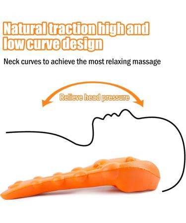 Triggerpunkt Massage Device - Upper Back & Neck Relaxation Tool for Tension Relief - Best Trapezius Massage in Orange - Buy Online on GoSupps.com