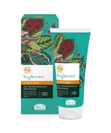 Helan Helan Pure Instinct - shampoo and bath gel natural for body and hair refreshing shower with orange and rose. Canina - Bathroom with soft and fragrant lather 200 ml