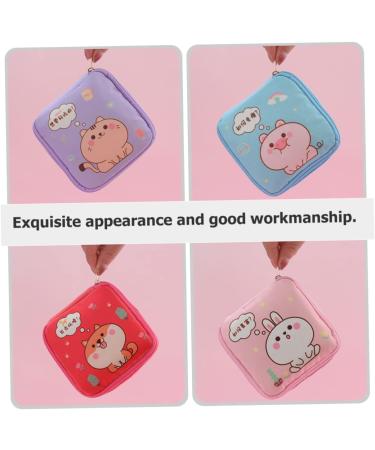 LALAFINA Period 4pcs Aunt's Towel Storage Bag - Menstrual Pad & Cosmetic Organizer Travel Bag - Buy Online on GoSupps.com