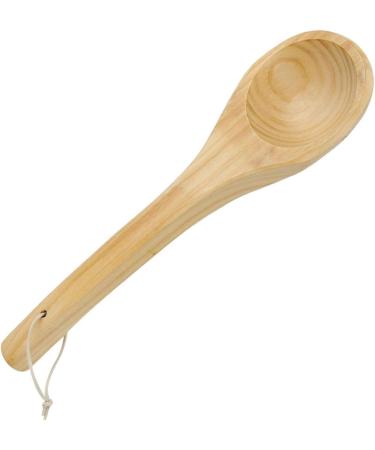Yaami Sauna Room Special Spoon Wooden Sauna Ladle Bathroom Spoon Single Spoon Sauna Water Dipper Ladle Spoon with Comfortable Grip Smooth Surface Sauna Spa Accessory - Buy Online on GoSupps.com