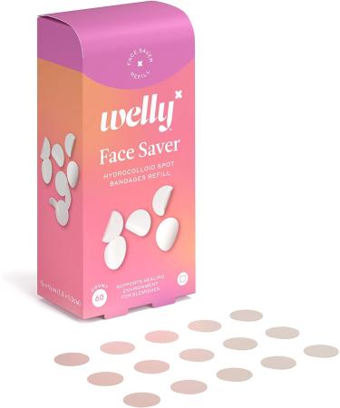 Welly Hydrocolloid Acne Blemish Patch - 60 ct Clear Adhesive Spot Shape | Value Pack - Buy Online on GoSupps.com