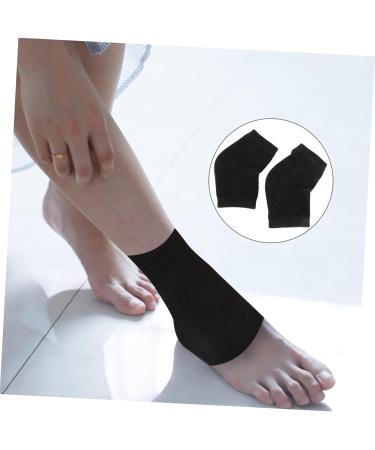 minkissy 2 Pairs Gel Heel Socks Spa Heel Socks Cracked Heel Socks Essential Oils Socks Foot Spa Socks Moisturizing Socks Ankle Anti-Crack Socks Men and Women Cotton Soothing Open Toe Socks - Buy Online on GoSupps.com