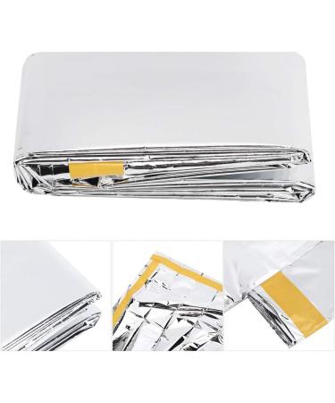 2Pcs Emergency Survival Camping Sleeping Bags - Insulation Envelope Bag Silver - Buy Online on GoSupps.com