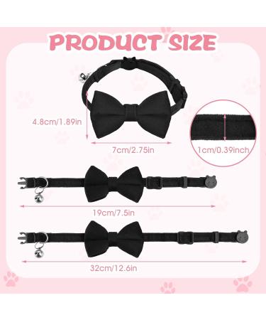 Buy Giantree Cat Collar Set - Adjustable Cat-Fly Neck Band with Bell for Small Pets | Perfect for Cats & Puppies (Red Black) - International Shipping Available - Buy Online on GoSupps.com