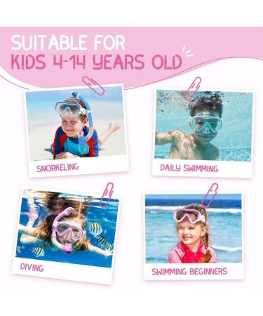 Rioroo Kids Diving Goggles & Snorkel Mask - 180 HD Panoramic View for Ages 4-14 - Buy Online on GoSupps.com