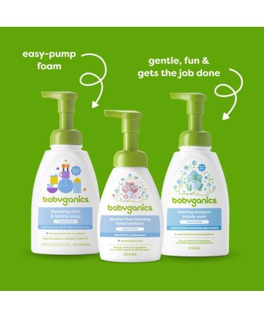 Babyganics Foaming Hand Sanitizer Alcohol-Free Fragrance-Free 8.45oz (Pack of 3) | Kills 99.9% Bacteria, Moisturizing Formula - Buy Online on GoSupps.com