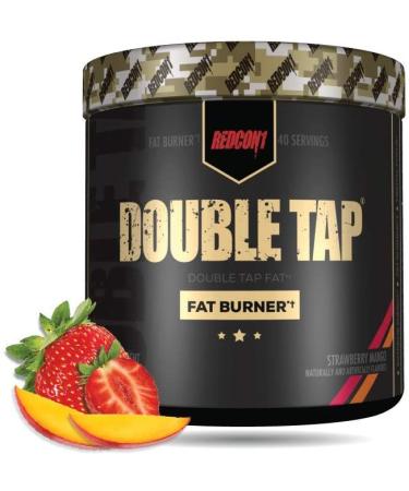 REDCON1 Double Tap Fat Burner Keto Friendly - Strawberry Mango - 40 Servings