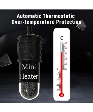 Fonowx Small Aquarium Fish Tank Heater 10W Temperature Controller Intelligent Thermostat Digital Display Used for 3L Water Tanks Fish Tank Heater - Buy Online on GoSupps.com