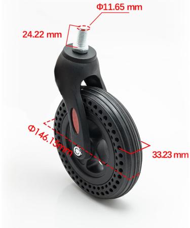 Wheelchair Wheel Replacement Parts Wheelchair Wheel with Fork Wheelchair Front Wheel 5/6/8 Multi-color - Buy Online on GoSupps.com