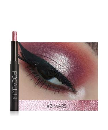 Waterproof Eyeshadow Pen eyeshadow pencil lying silk-raw eyeliner stick make-up cosmetics tools for parties fashion shows the daily use 12 colors (#3)