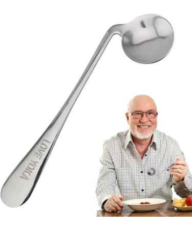 Elderly Elbow Spoon - Angled Eating -Feeding Spoon Utensil - Elder Feed Nursing Utensil Convenient for Elderly Seniors and Disabled Adults Pochy Left Hand - Spoon - Buy Online on GoSupps.com