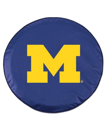 NCAA Michigan Wolverines Tire Cover Navy J (27"x8")