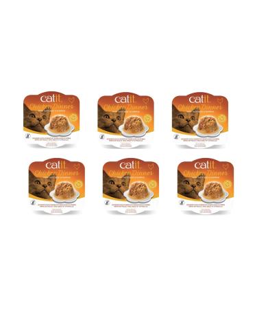 Catit Chicken Dinner with Tuna & Kale 80 g Pack of 6 Cat Food Wet Cat Food Cat Food Wet Nourriture Pour Chat Cat Wet Food Chat Kitten Food Kitten Wet Food Canned Cat Food Nourriture Chat