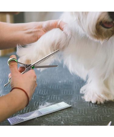 Purplebird Fellscher Dog Grooming Scissors Set - 7 Inch Professional 440C Japanese Stainless Steel - Straight Curved & Chunker Tools for Animal Care - Buy Online on GoSupps.com